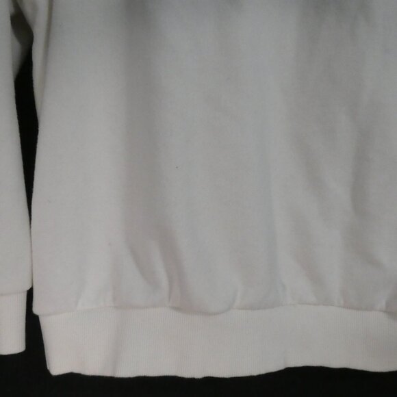 CANIFA | medium | Classic Solid White Crewneck Sweatshirt - Picture 14 of 16